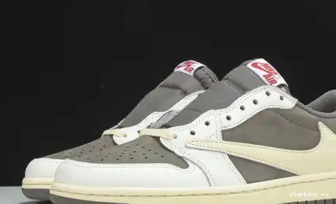 SP Travis Jordan OG Reverse 1 Scott Retro DM7866-162 Mocha Low 0706